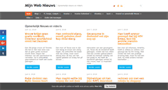 Desktop Screenshot of mijnwebnieuws.nl