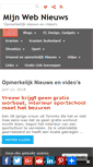 Mobile Screenshot of mijnwebnieuws.nl